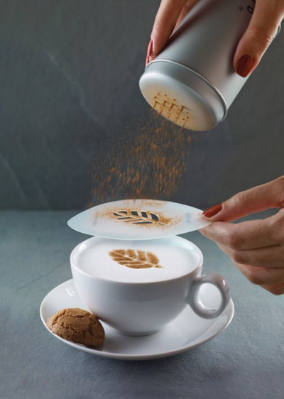Plantillas AEROLATTE PARA ARTE EN CAPUCHINO Set de 6