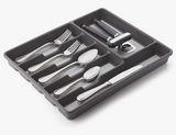 ORGANIZADOR DE CAJONES DE 6 COMPARTIMENTOS, CARBÓN