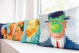 Cojín - Arte Pixelado René Magritte