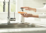 Dispensador de jabón para fregadero con embudo