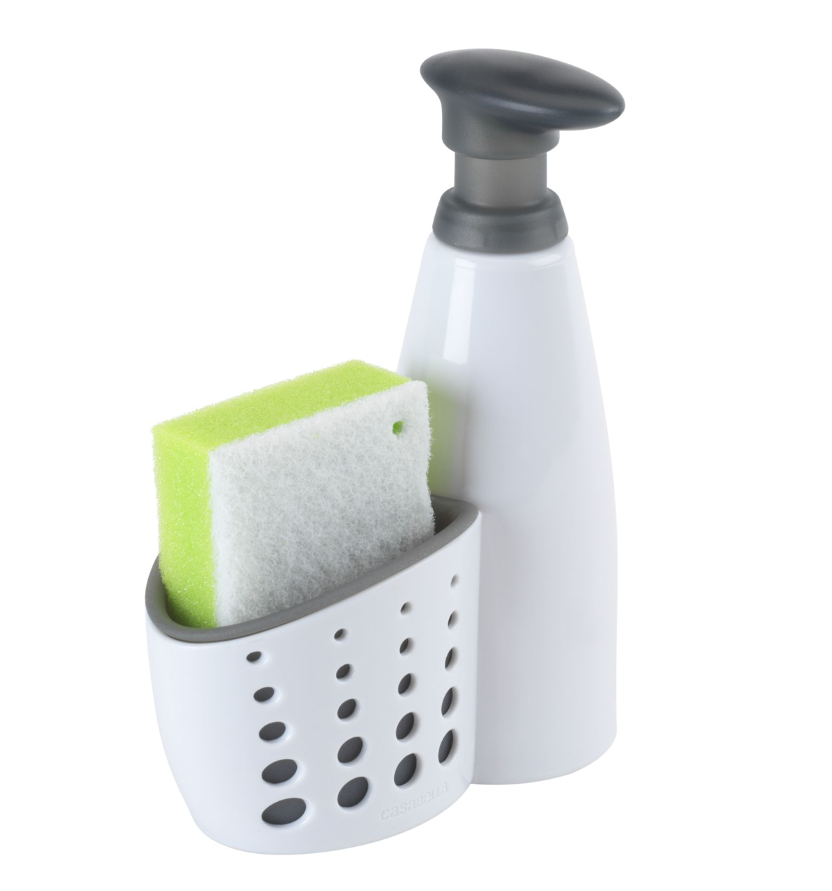 Dispensador de Jabón y Soporte para Esponjas