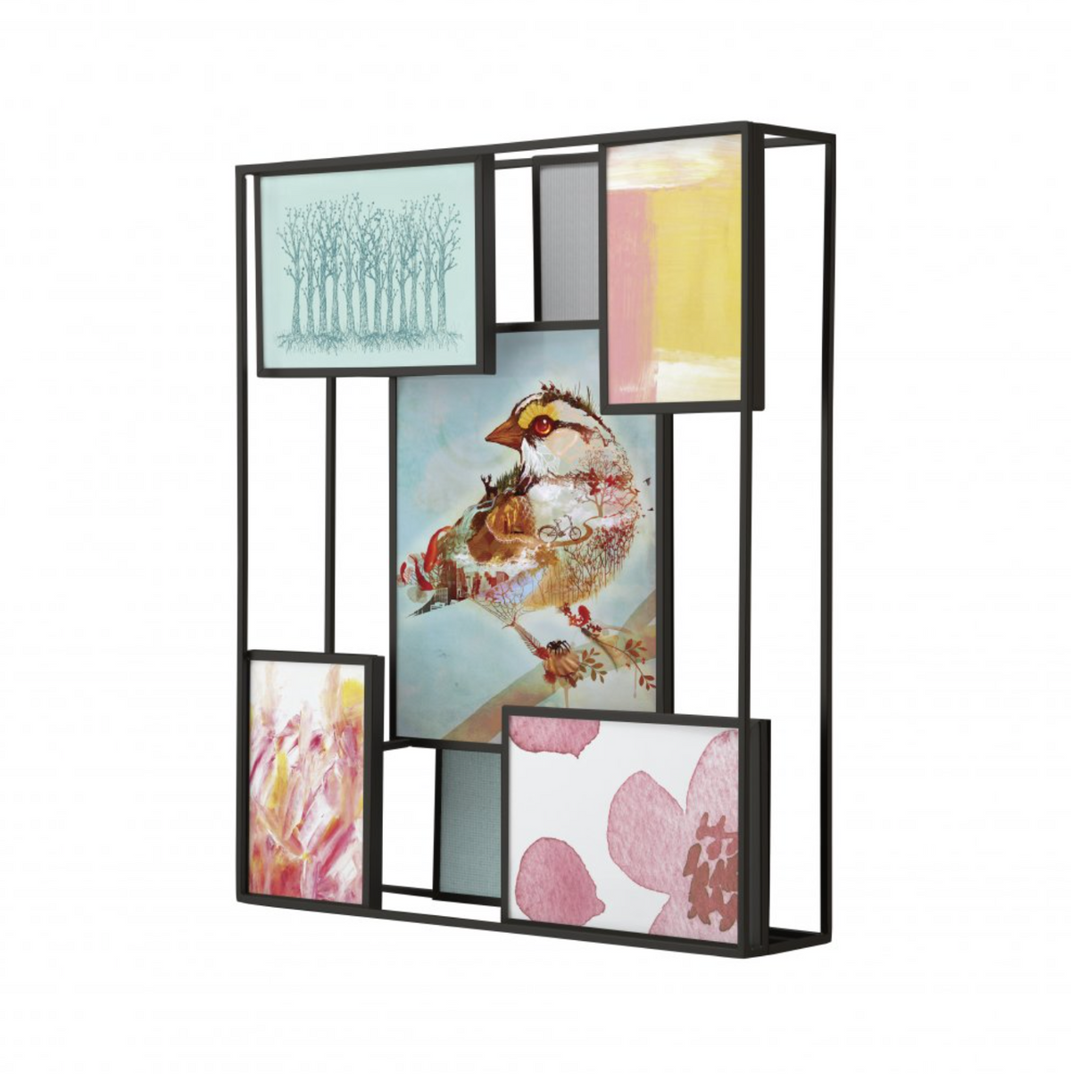 Umbra Matrix 7-Opening Wall Frame  in 2 colors