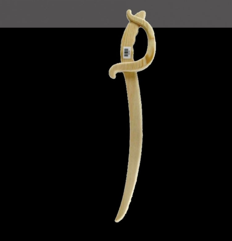 WOODEN PIRATE SWORD