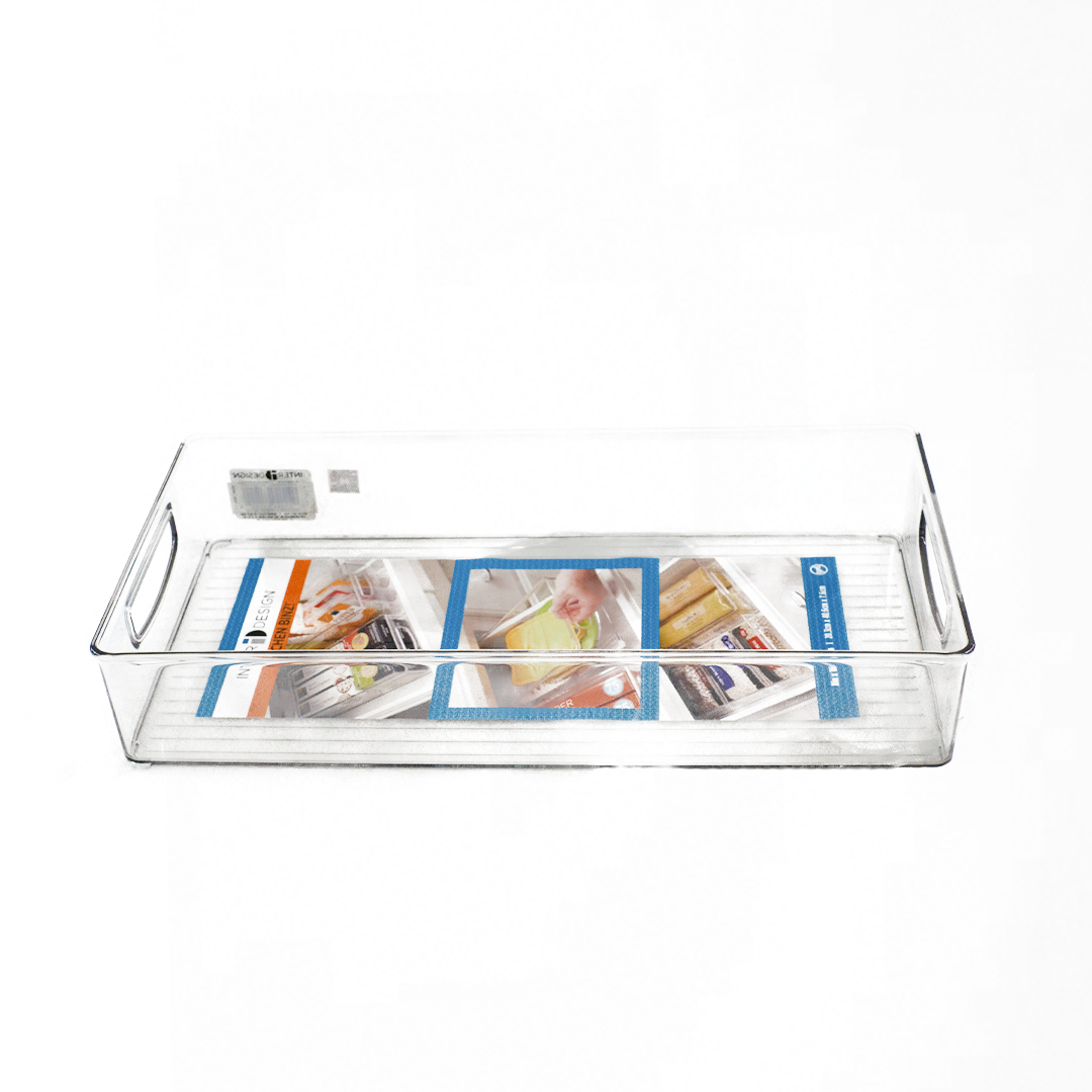 Contenedores de cocina transparentes de 16 x 8 x 4