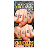 Tatuajes de personajes Knuckles - Alfabeto