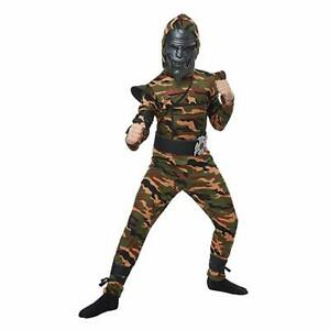 DISFRAZ DE NIÑO NINJA CAMUFLAJE DESIERTO