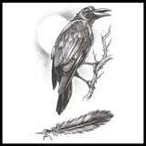 Tatuajes góticos: El cuervo
