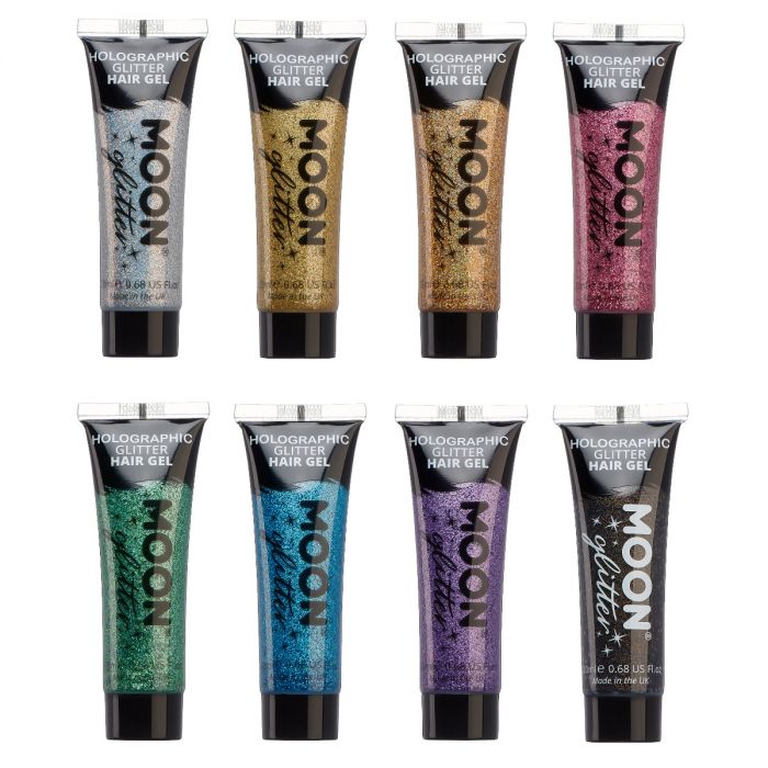 GEL CAPILAR CON PURPURINA HOLOGRÁFICA