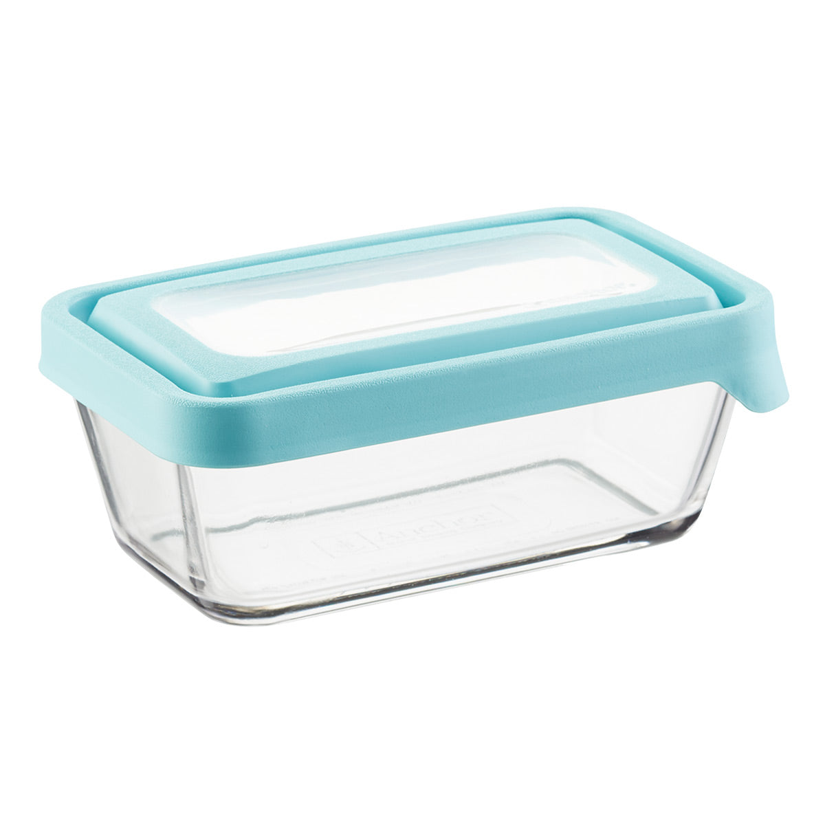 Contenedor rectangular para alimentos de 4.75 tazas con sello Trueseal azul mineral