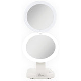Espejo de maquillaje definitivo con luz LED 1x/10x