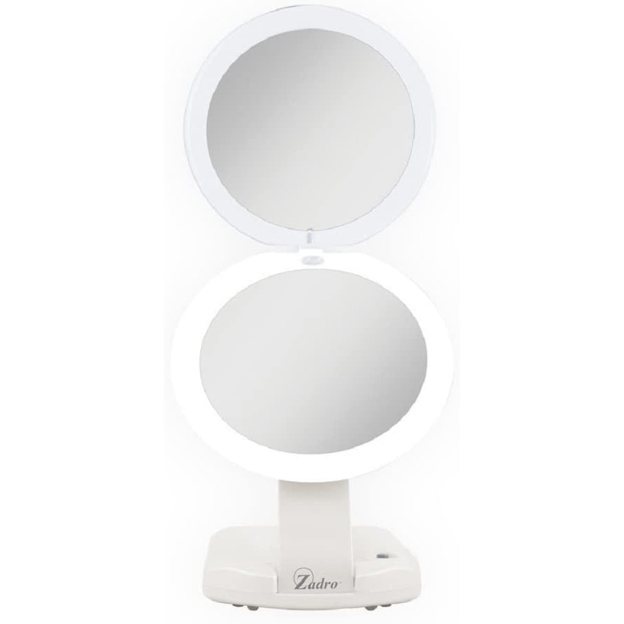 Espejo de maquillaje definitivo con luz LED 1x/10x