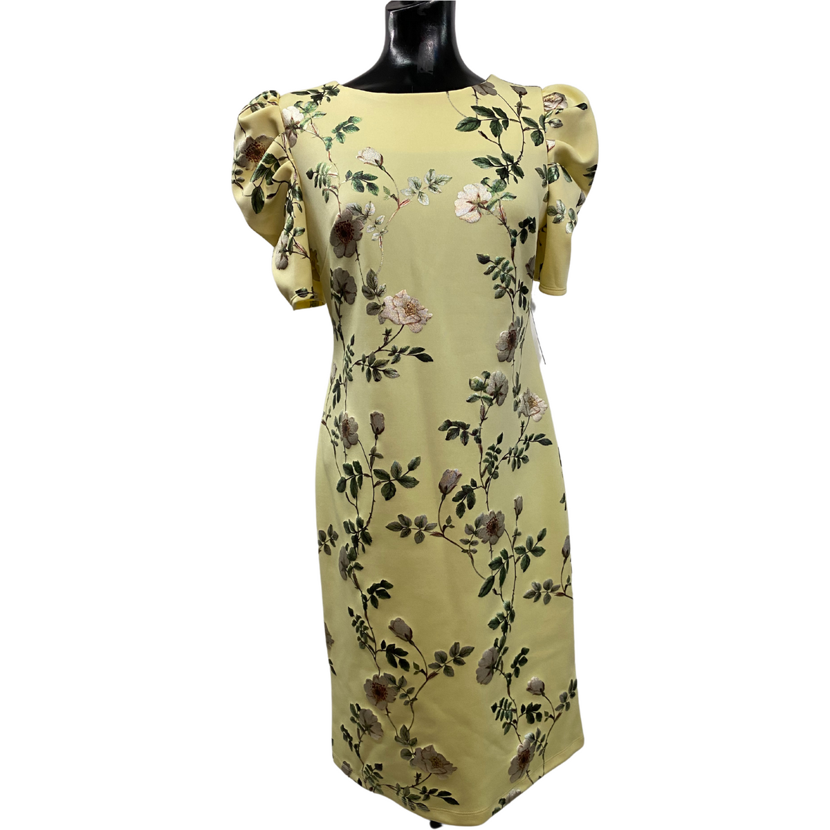 Yellow dress with flowers