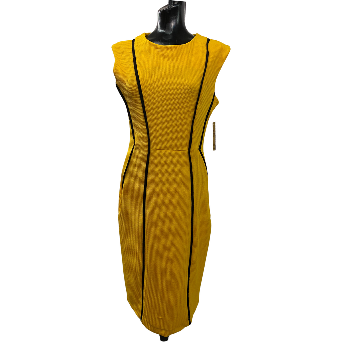 Yellow Dress with Black