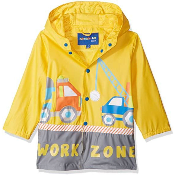 Chaqueta de lluvia amarilla para camiones
