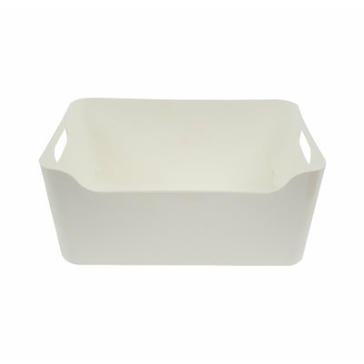 White basket 13 x 9.5 x 5.75
