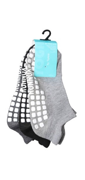 Calcetines tobilleros de yoga para mujer