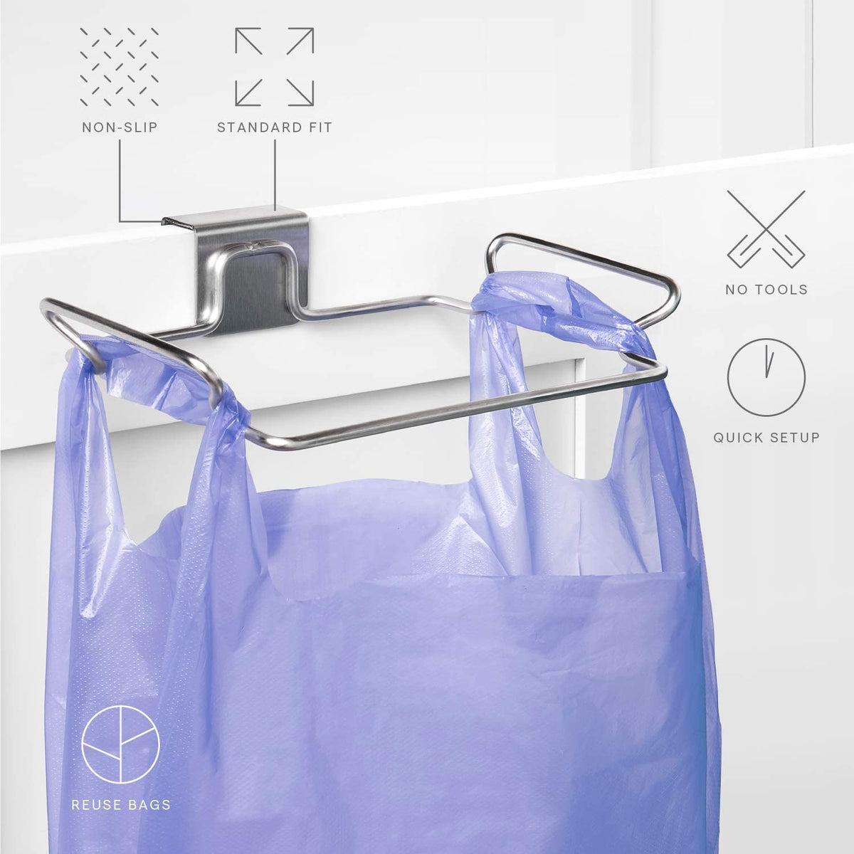 PAPELERA PARA BOLSAS DE PLÁSTICO