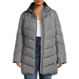 Plumífero Chevron con Forro Sherpa Fig
