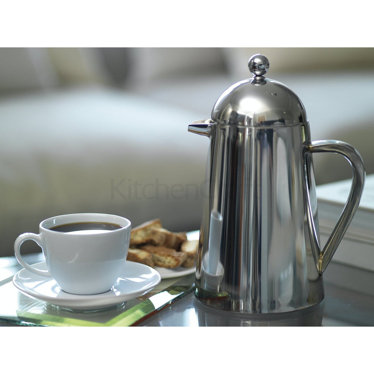 Cafetera de prensa francesa Thermique Insulated de 3 tazas de acero