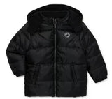 Anorak acolchado clásico de Ripstop negro