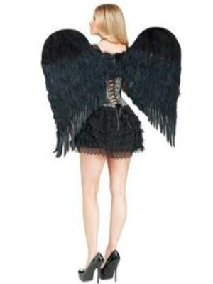 ALAS ANGELICALES DE PLUMAS NEGRAS
