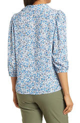 Blusa estampada azul - Nanette Lepore