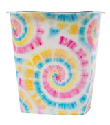 Waste Can Pastel Tie Dye