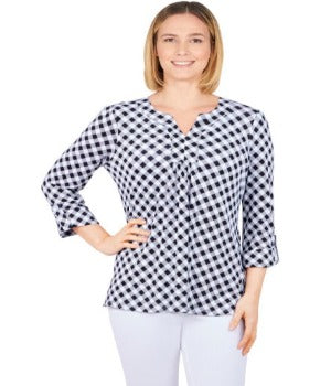 Blusa Negra/Blanca - Ruby Rd