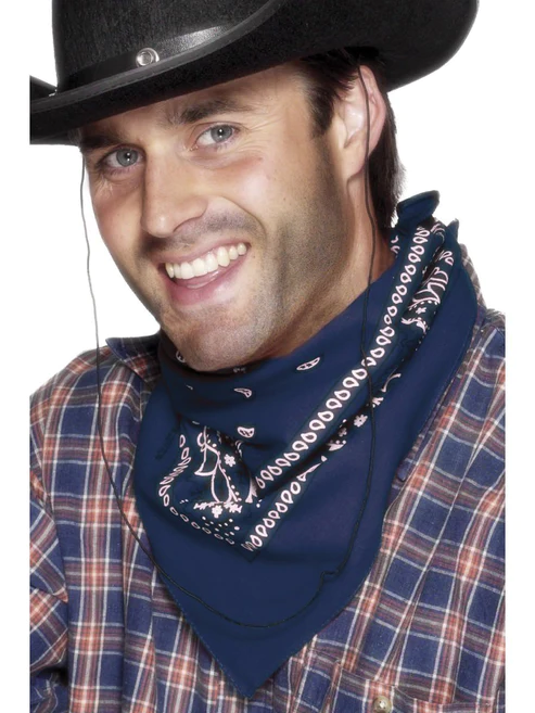 Pañuelo vaquero, azul