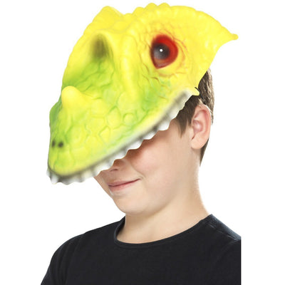 MÁSCARA DE CABEZA DE COCODRILO