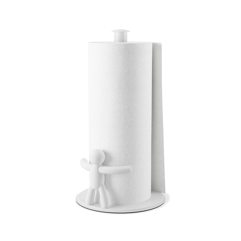 Portarrollos de papel Buddy blanco