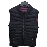 Chaqueta sin mangas Negra/Morada