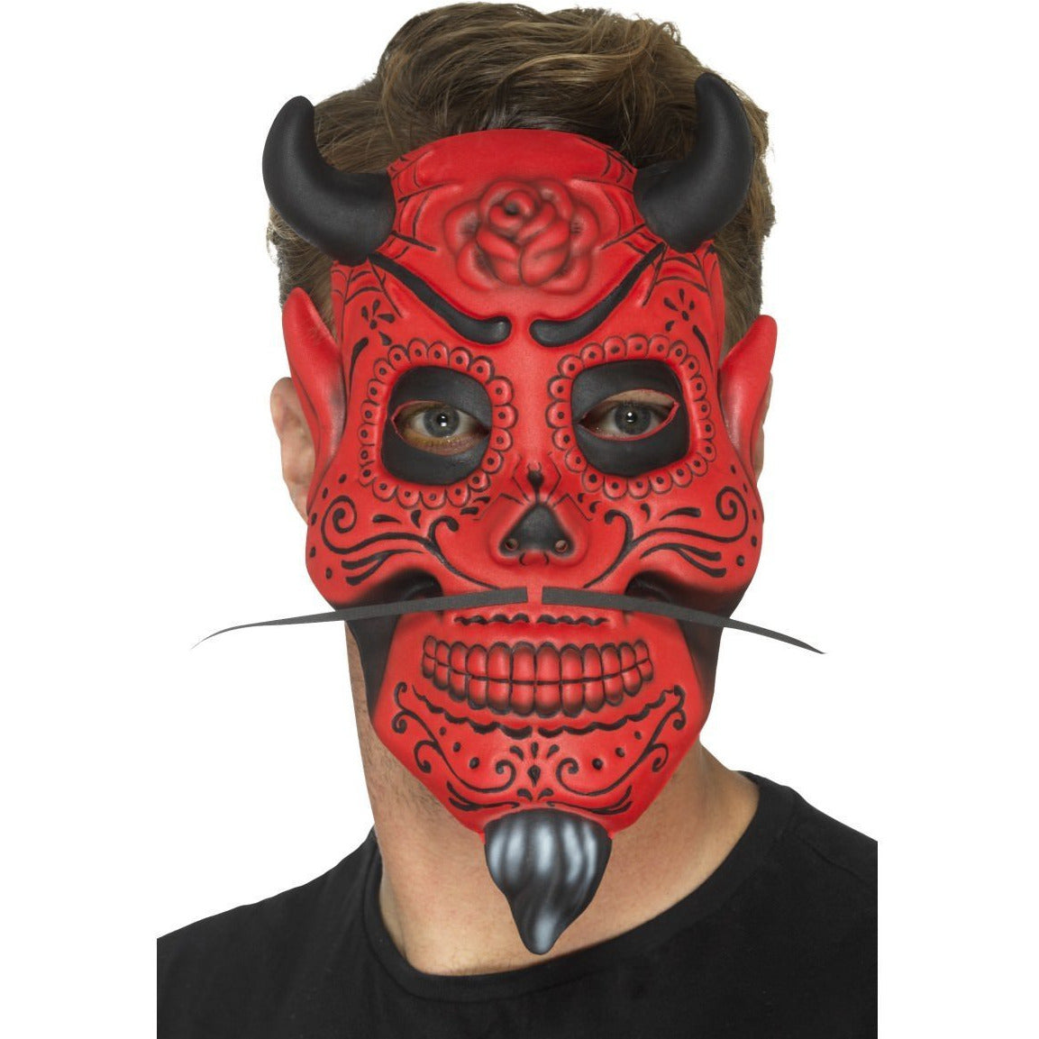 MÁSCARA DEL DIABLO DEL DÍA DE MUERTOS