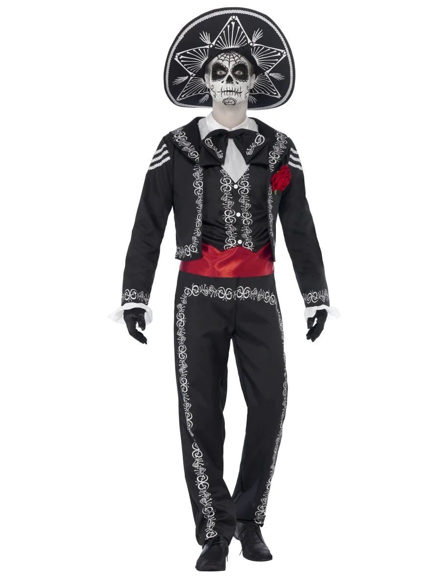 Disfraz de Señor Huesos del Día de Muertos
