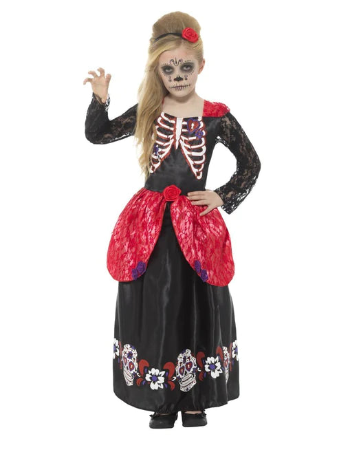 Disfraz de Lujo de Niña del Día de Muertos
