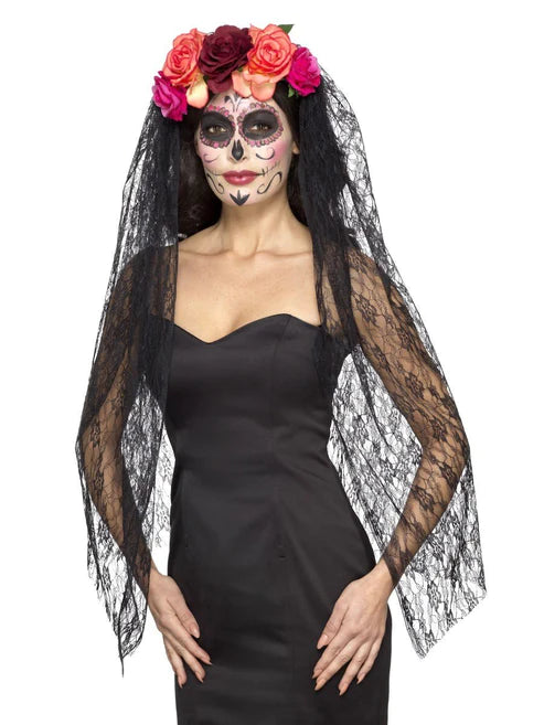 Diadema de lujo del Día de Muertos