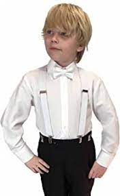 Tirantes blancos talla infantil