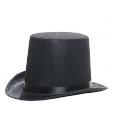Sombrero de copa - Negro