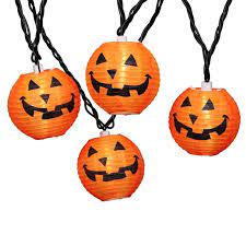 Guirnalda de luces LED de calabaza de 10 unidades UL