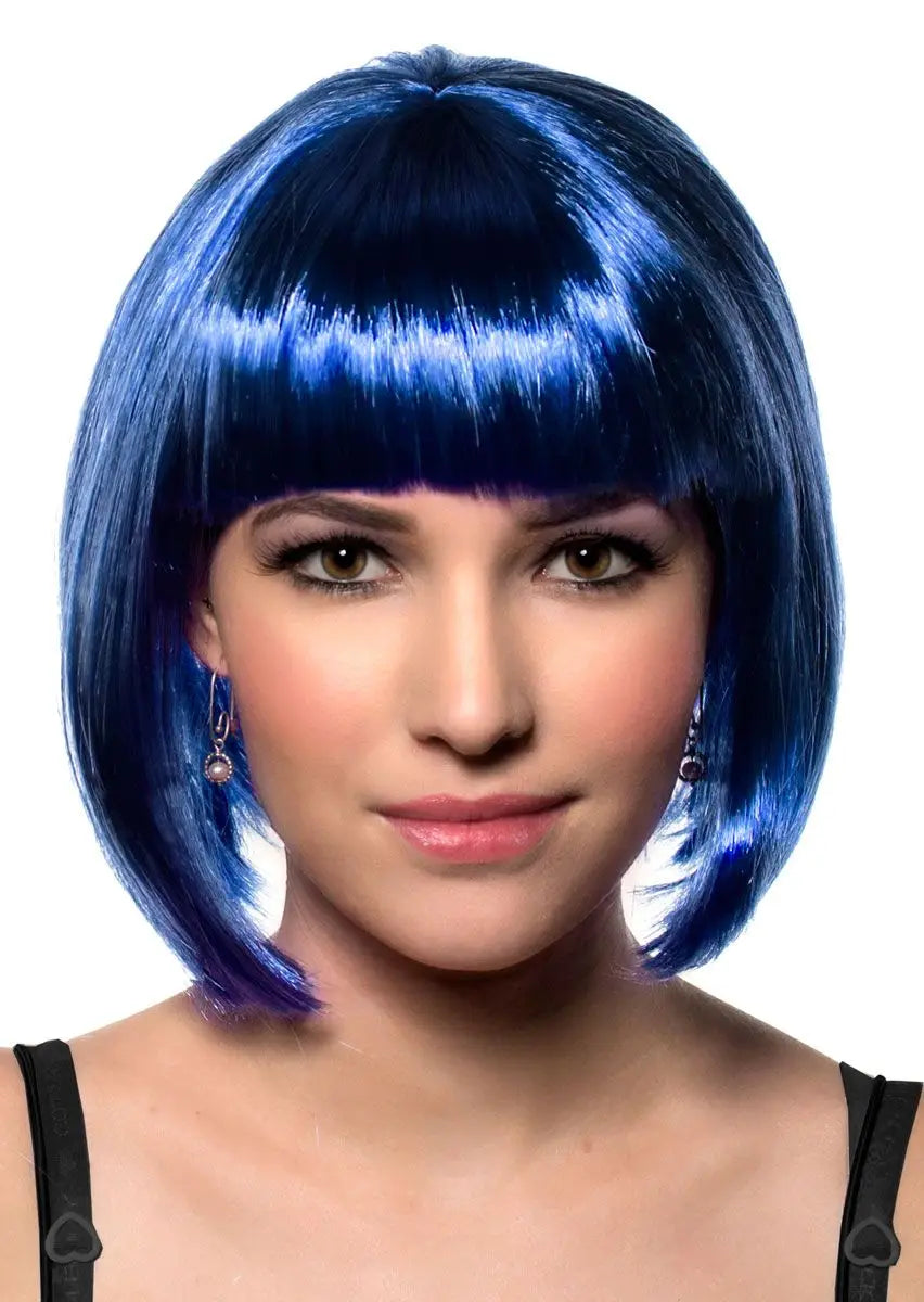 Corte bob - Azul real