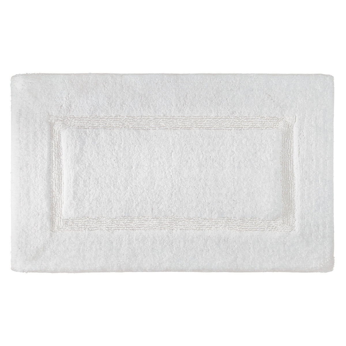 Decorative white rug 34" x 21"