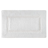 Decorative white rug 34" x 21"