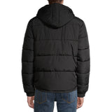 Puffer Clásico Con Polar Cálido Negro