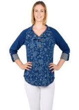 Blouse Indigo - Ruby Rd
