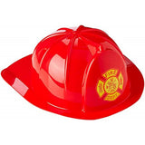 Casco de bombero rojo para adulto