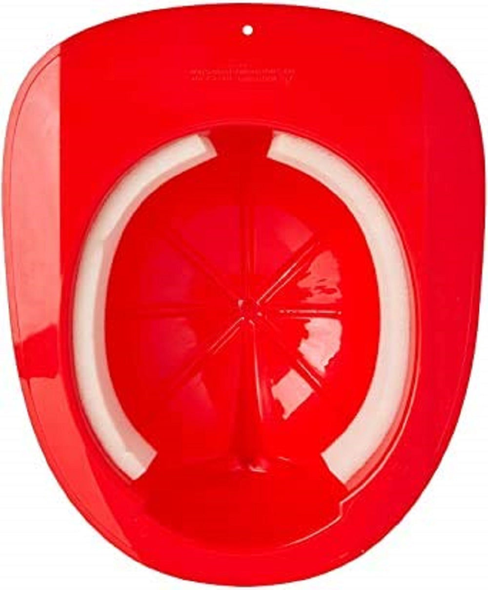Casco de bombero rojo para adulto