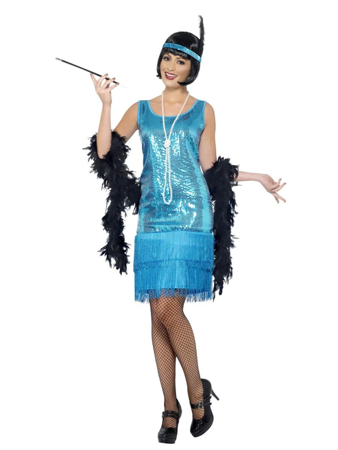 Disfraz de flapper coqueta