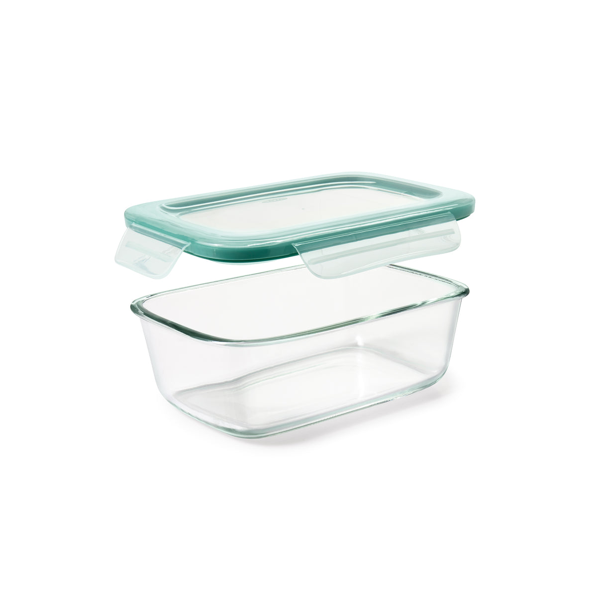 Recipiente rectangular de vidrio de 3.5 tazas con sello inteligente Good Grips de OXO