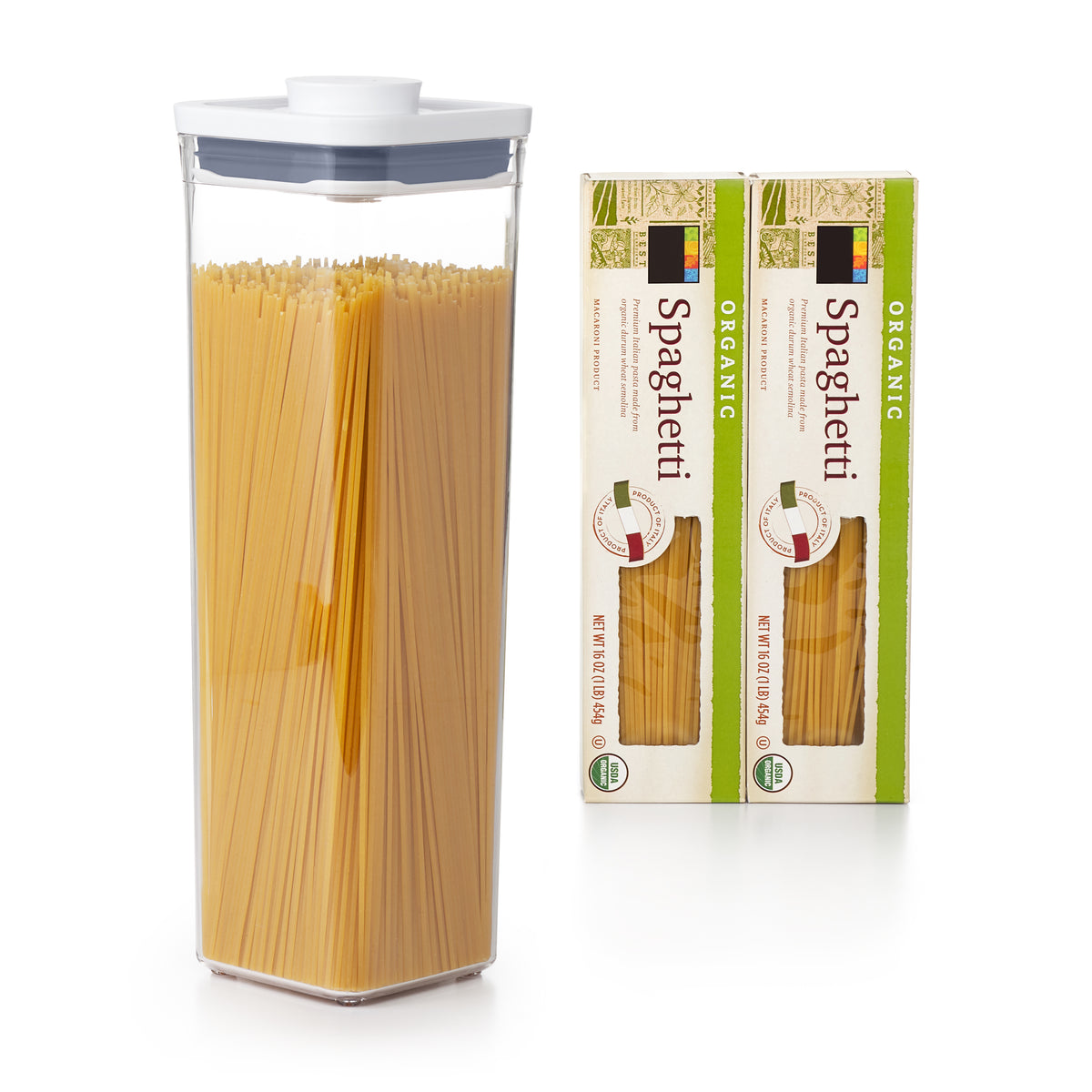 OXO GG RECIPIENTE POP-CUADRADO PEQUEÑO ALTO 2.2 L