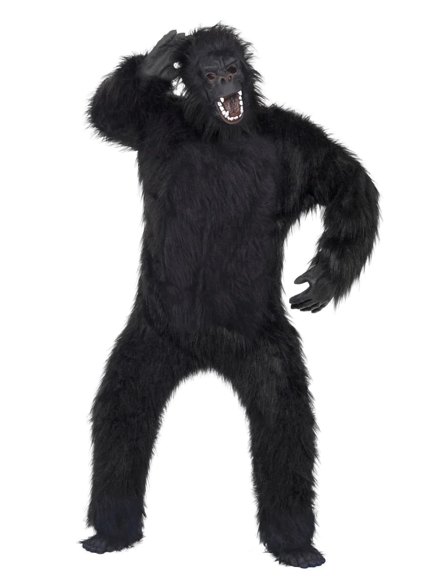 Disfraz de gorila, negro
